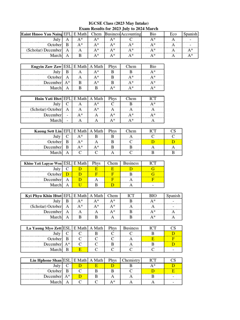 IG Results All Quarters | PDF