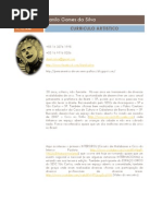 Danilo Gomes Da Silva CV ARTISTICO