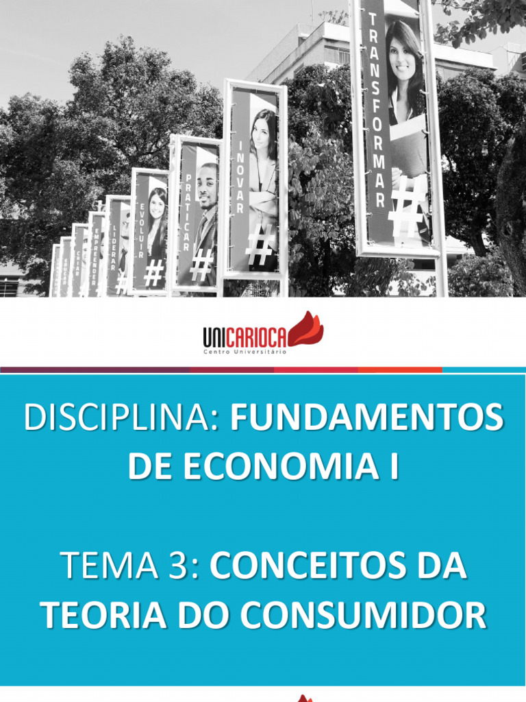 Teoria do Consumidor: Fundamentos e Conceitos | PDF | Utilidade ...