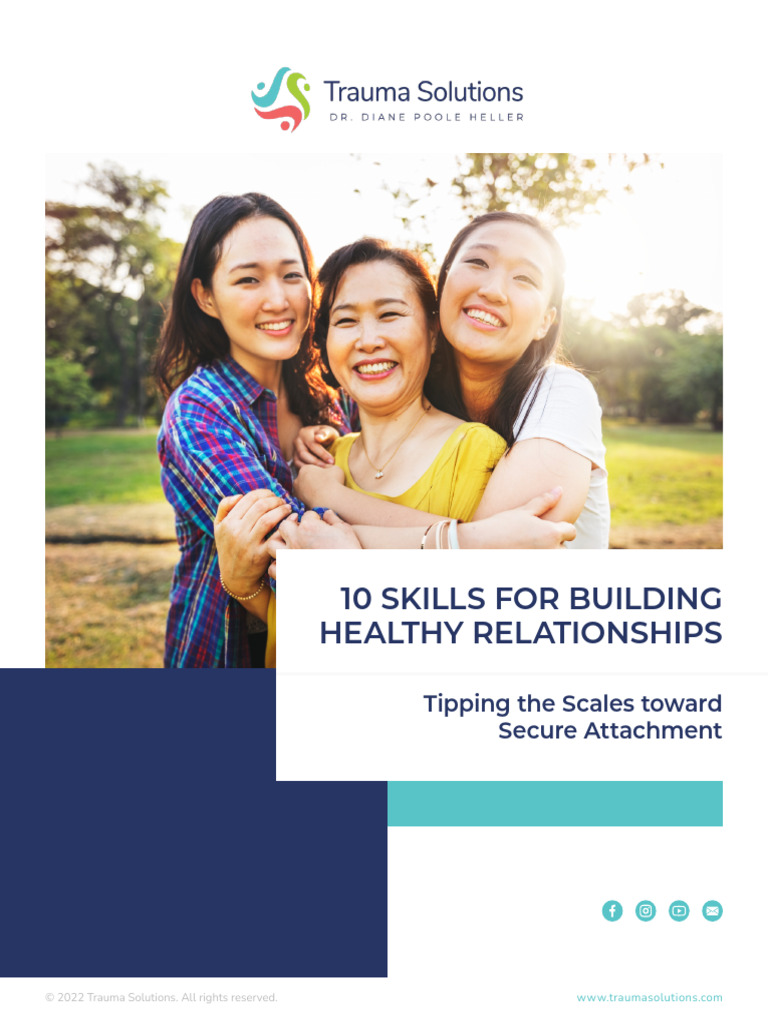 10 Skills For Building Healthy Relationships Pdf Attachment Theory