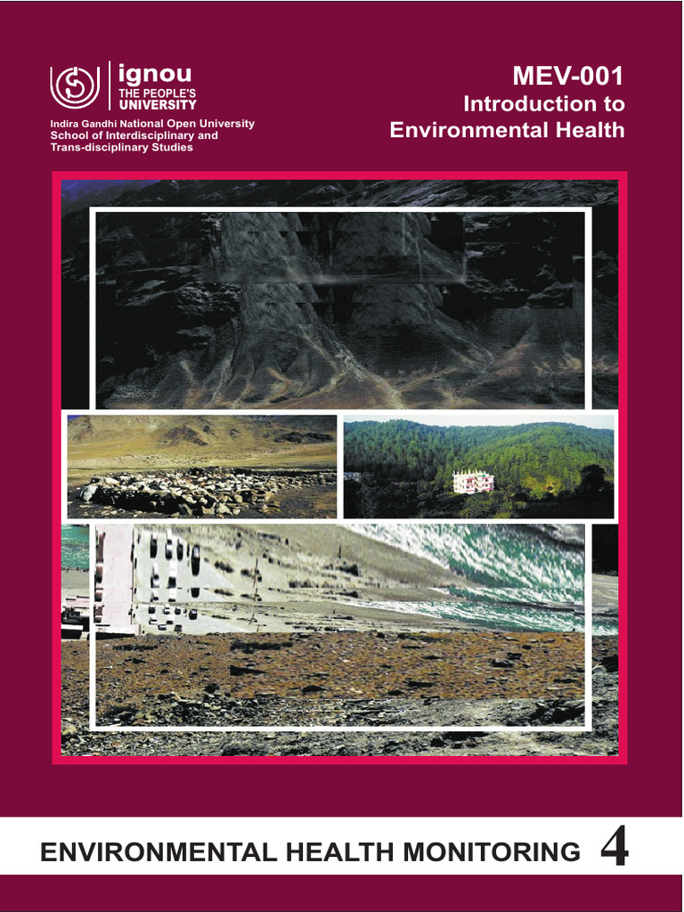 Block-4 - Environmental Health Monitoring | PDF | Environmental Impact ...