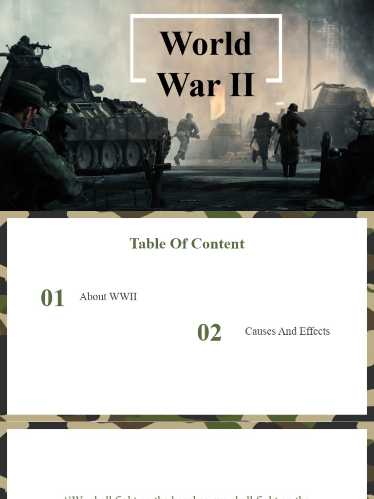WWII Overview and Key Events | PDF | World War II | Allies Of World War II