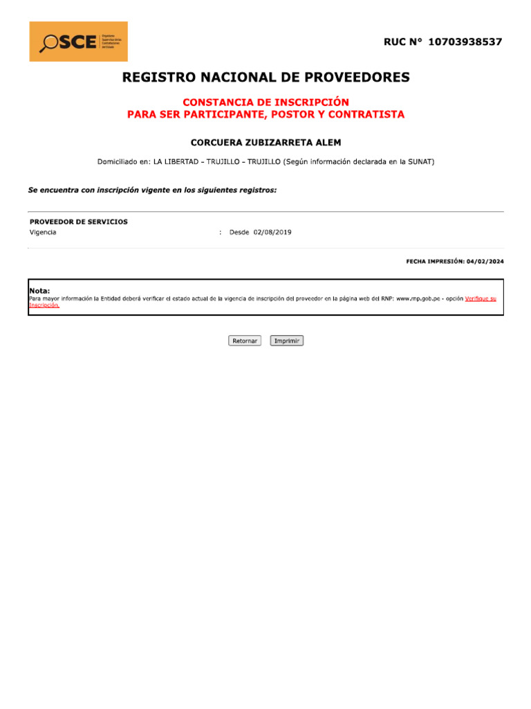 RNP | PDF