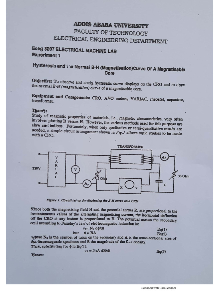 Machine Lab Manual 1 | PDF