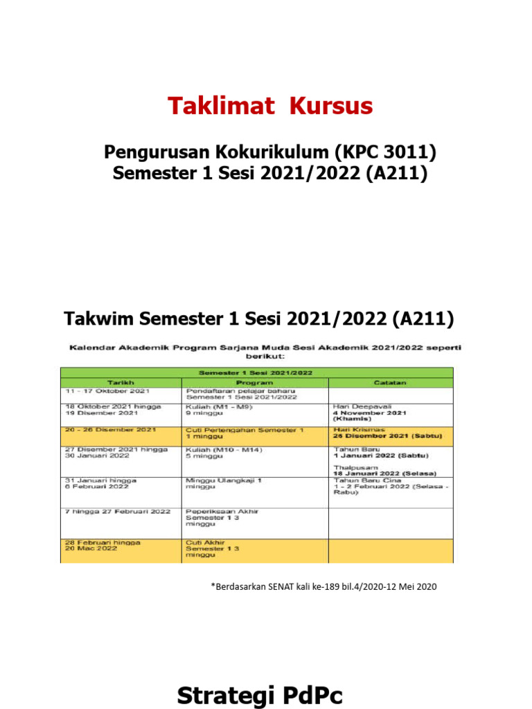 KPC 3011: Kokurikulum Management Guide | PDF