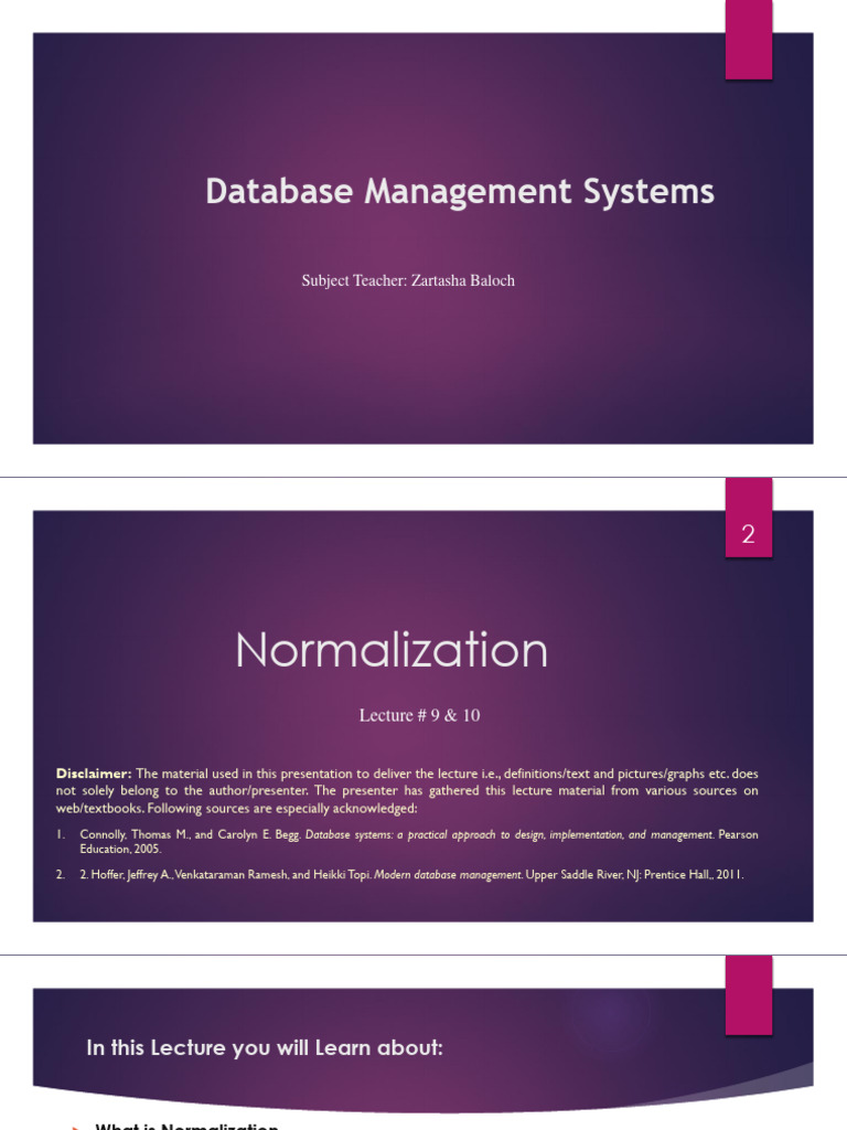Normalization | PDF | Databases | Software Design