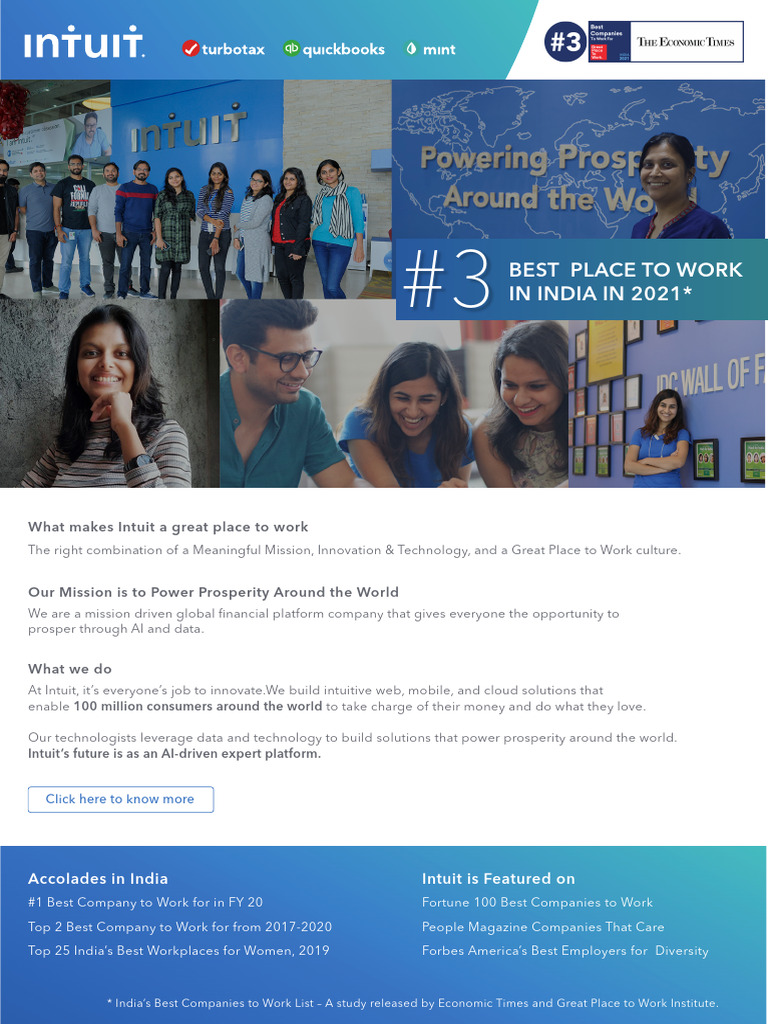 About Intuit | PDF | Business