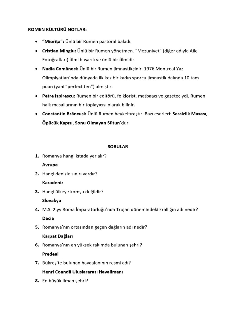 Romen Kültürü | PDF
