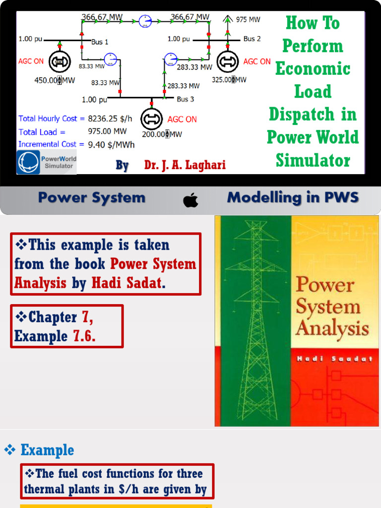 Economic Load Dispatch in PWS | PDF | Applied Mathematics