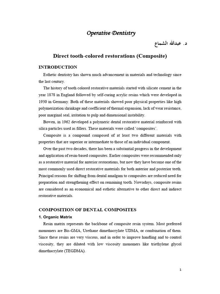 Screenshot 2024-06-11 at 7.19.37 PM | PDF | Dental Composite ...