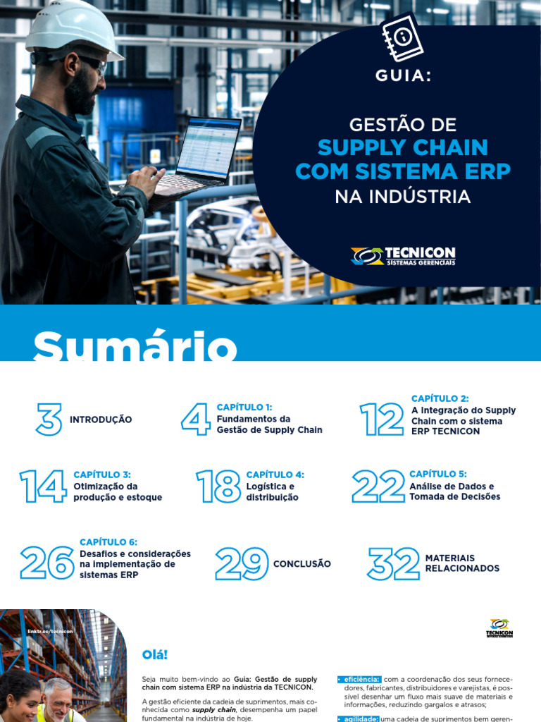 Gestão de Supply Chain com ERP na Indústria | PDF | Cadeia de ...