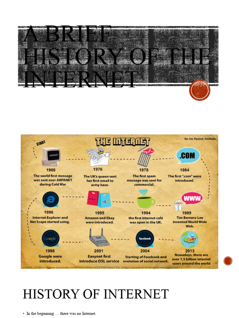 A Brief History of The Internet | PDF | Internet | World Wide Web