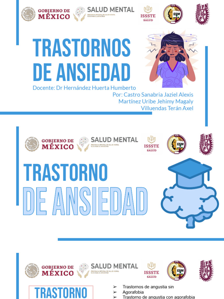 Trastornos de Ansiedad y Fobias Comunes | PDF | Trastorno de ansiedad ...