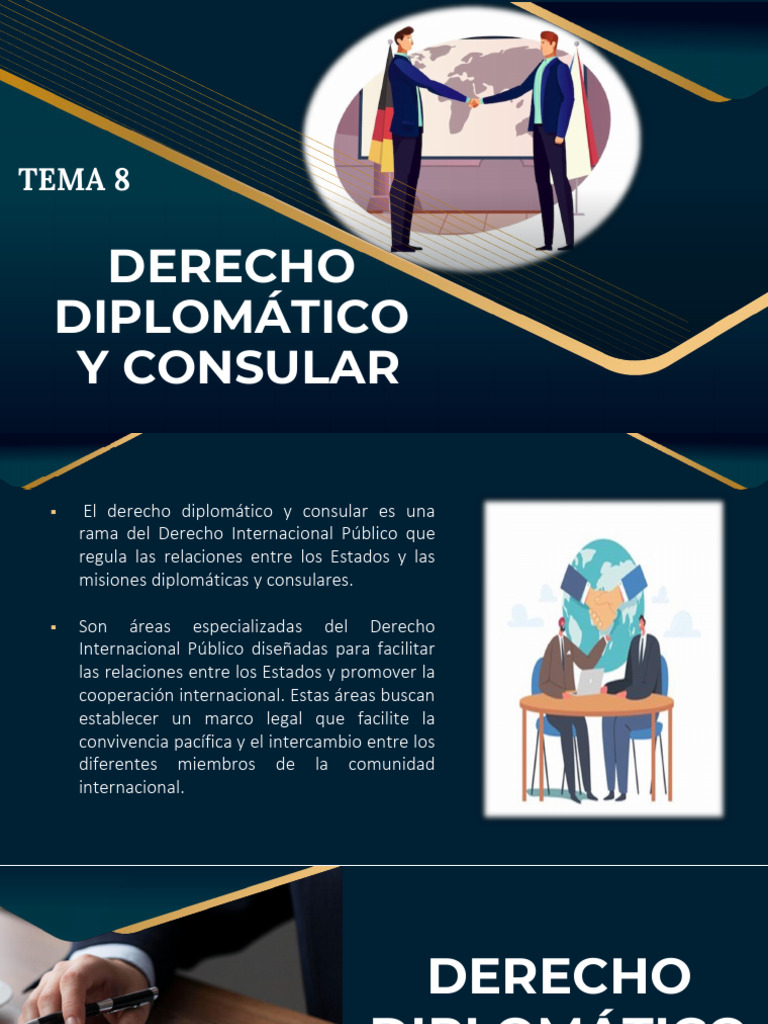 Derecho Diplomático y Consular Explicado | PDF | Diplomacia | Cónsul ...