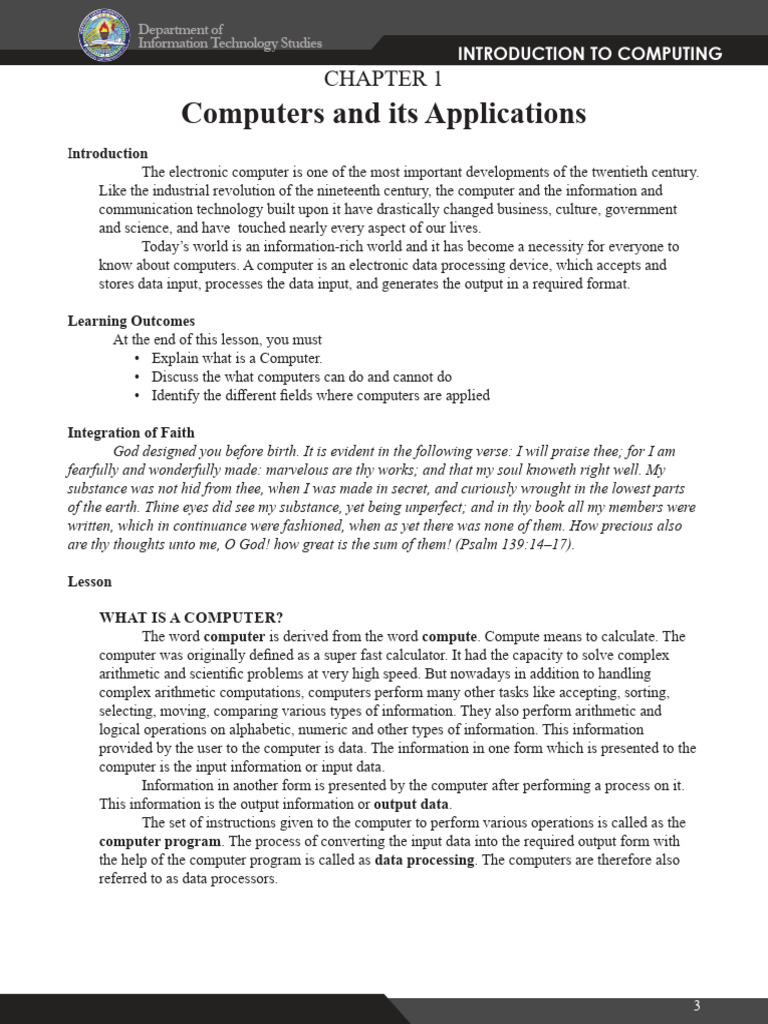 Chapter 1 | PDF | Input/Output | Process (Computing)