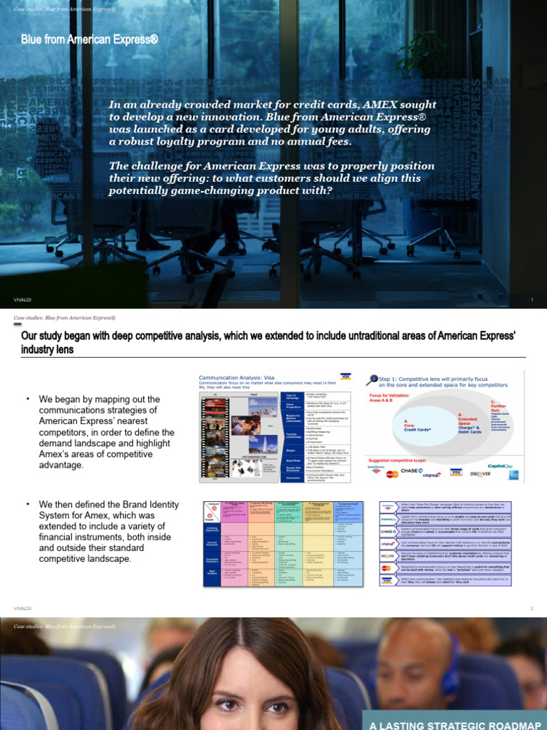 AMEX Blue Card Case Study Analysis | PDF | American Express | Brand