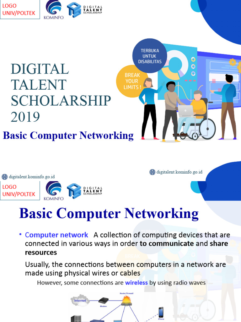 Basic Computer Networking Overview Pdf Computer Network Ip Address