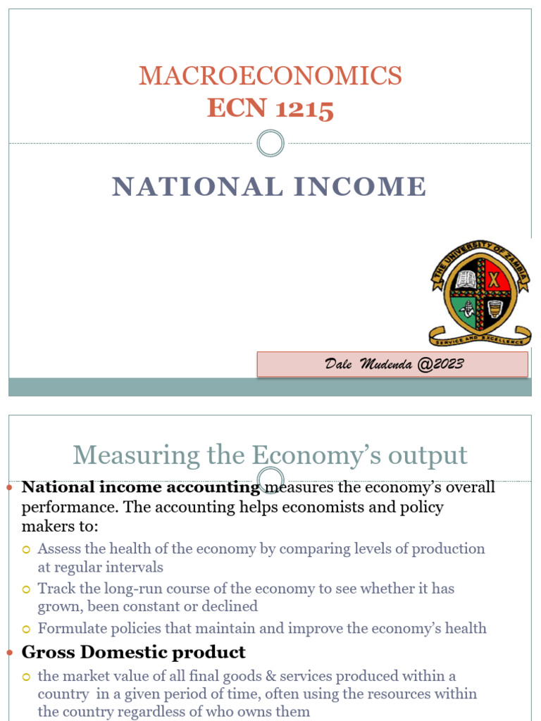 EXPLAIN THE CONCEPT OF NATIONAL INCOME PDF visual data 6