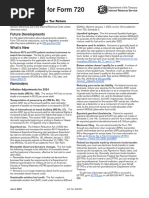 2025 IRS Form 720 Instructions | PDF | Irs Tax Forms | Natural Gas