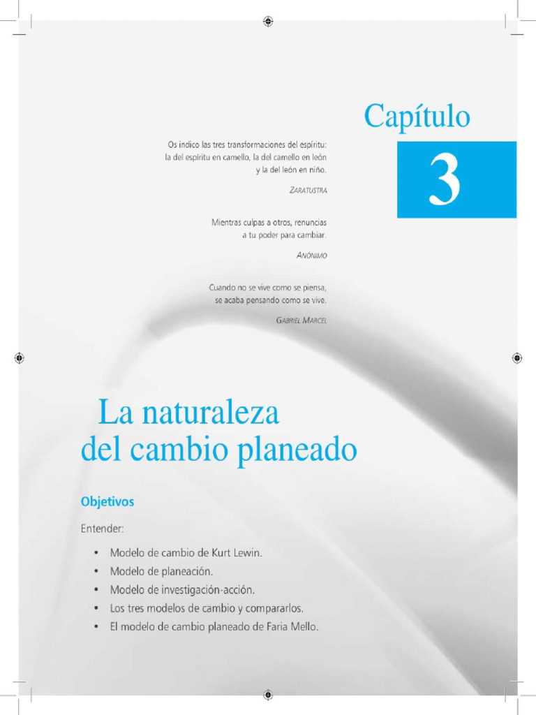 La Naturaleza Del Cambio Planeado | PDF