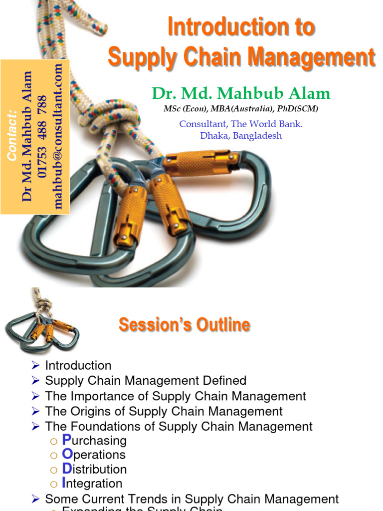 Introduction to Supply Chain Management | PDF | Supply Chain Management ...