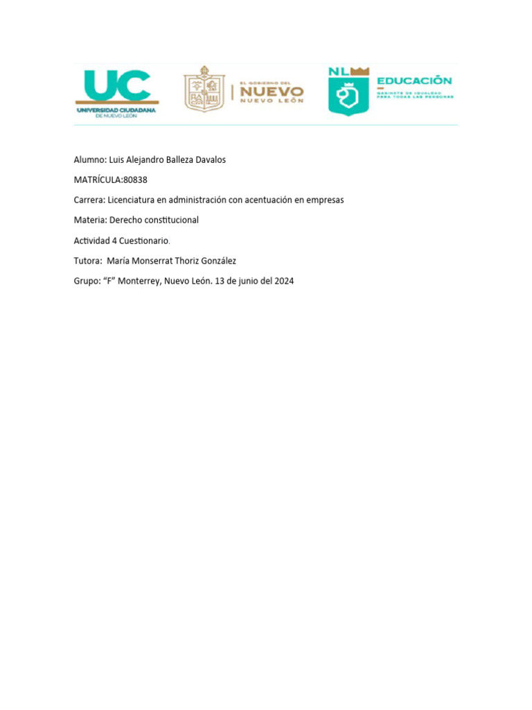 Labd Derecho Constitucional | PDF | Elecciones | México