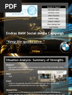 Endras BMW Social Media Campaign Pitch