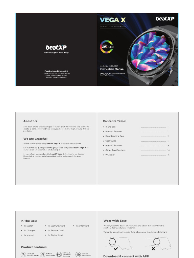 Vega X User Manual | PDF