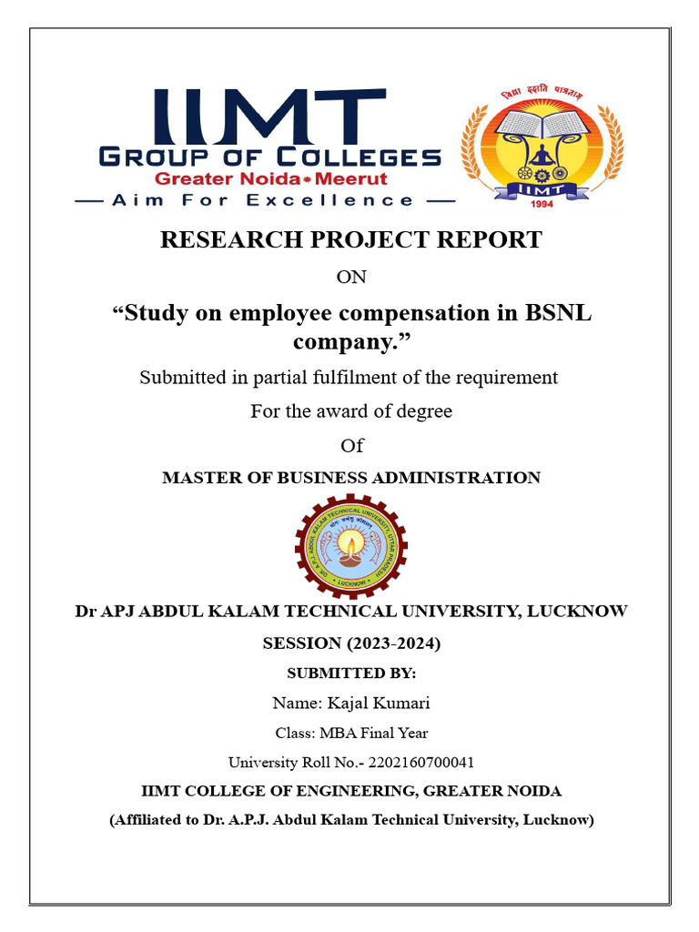 Final Year Research Project Report New Pdf Cost Of Living