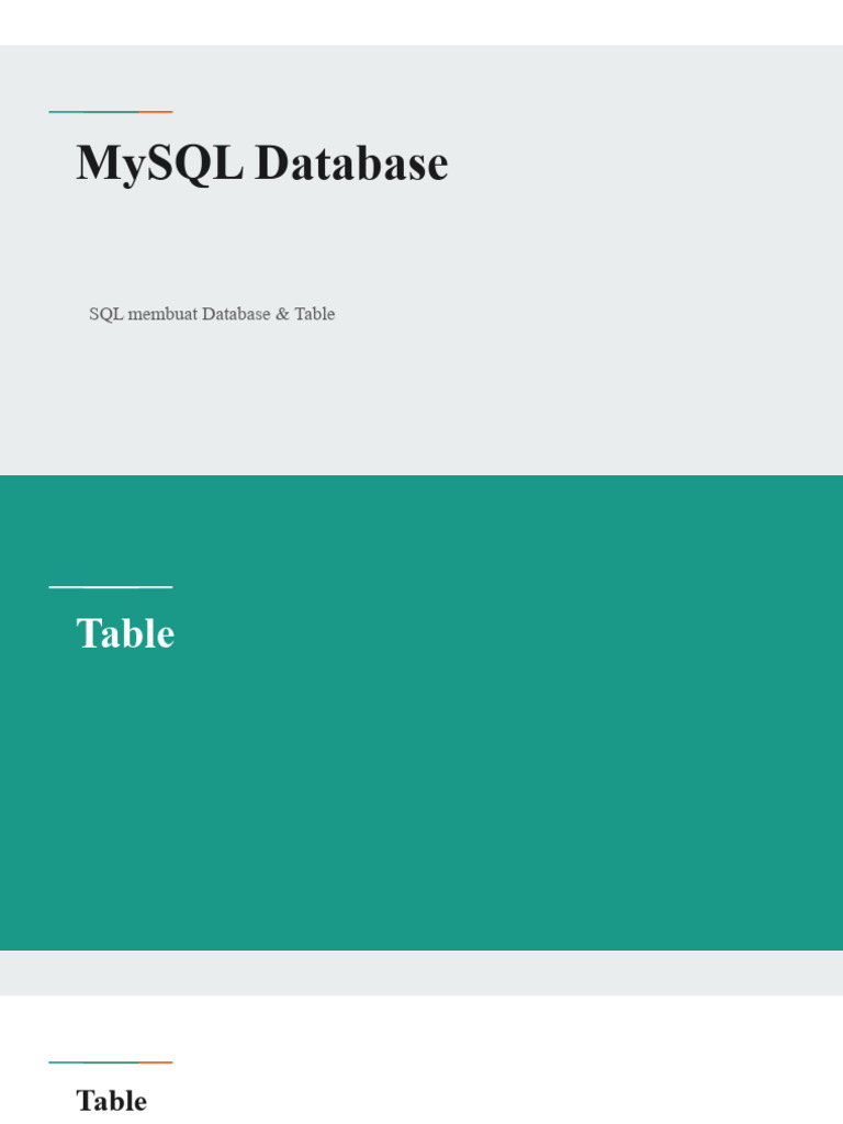 Membuat Database dengan T-SQL | PDF