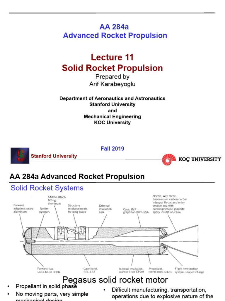 Solid Rocket Propulsion Overview | PDF | Rocket Propellant | Rocket