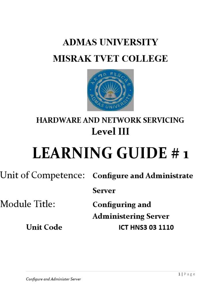 Server Configuration and Administration Guide | PDF | Computer Network ...