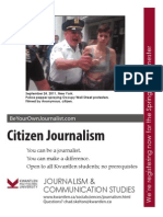Citizen Journalism Spring 2012 Posters