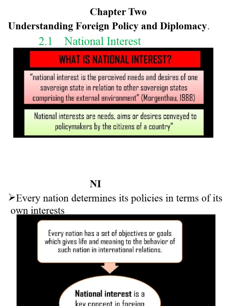 National Interest in Foreign Policy | PDF | Diplomacy | Tariff