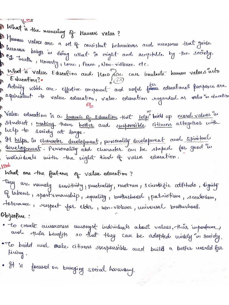 UHV Notes | PDF