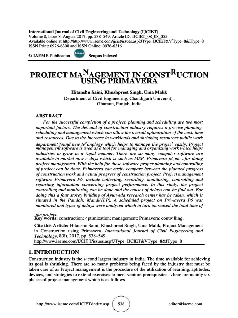 PDF Project Management I Using Primavera Compress | PDF | Project ...