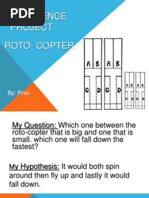 My Science Project. Rotocopter (1)