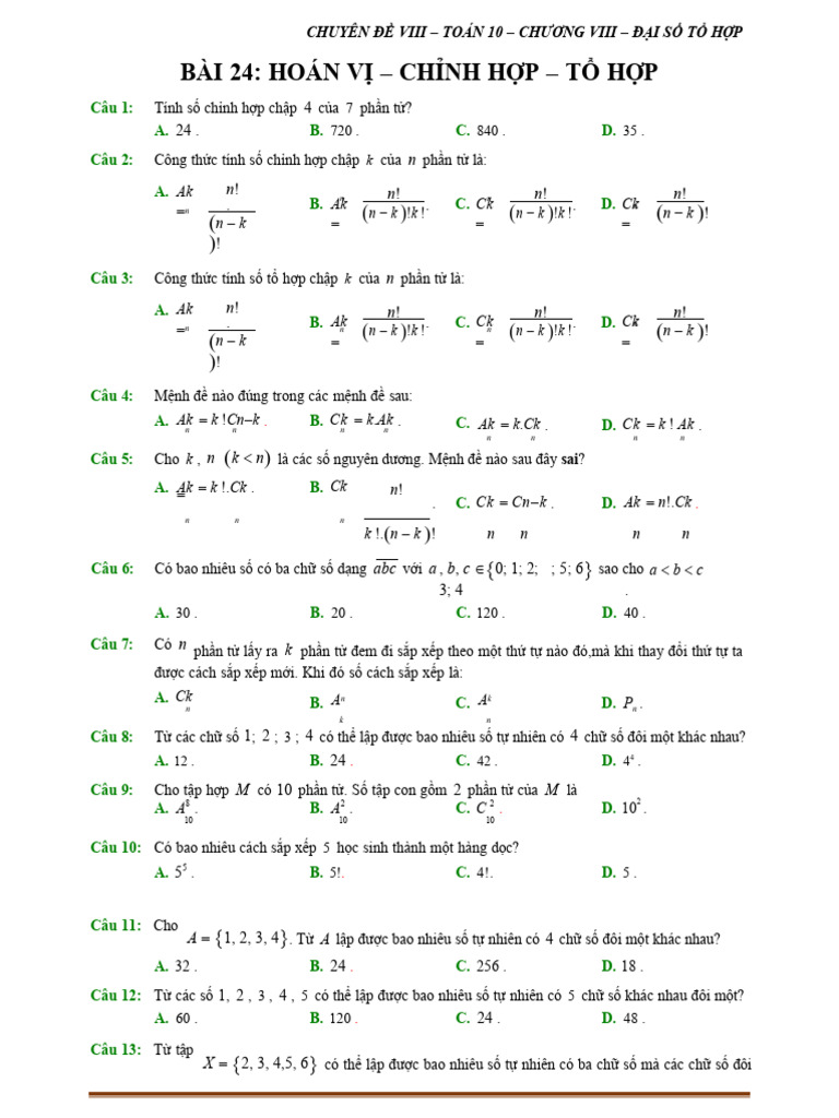 Ilide - Info 10 Hoan VI Chinh Hop To Hop TN PR | PDF