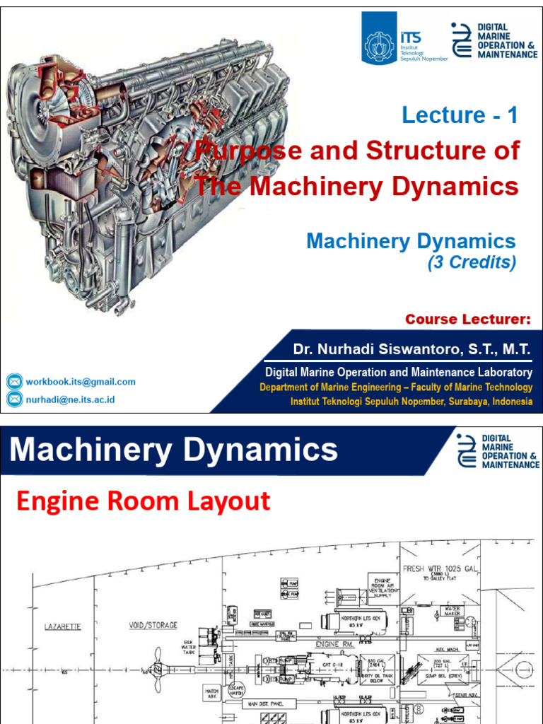 Lecture 1 - Purpose and Structure of The Machinery Dynamics | PDF ...