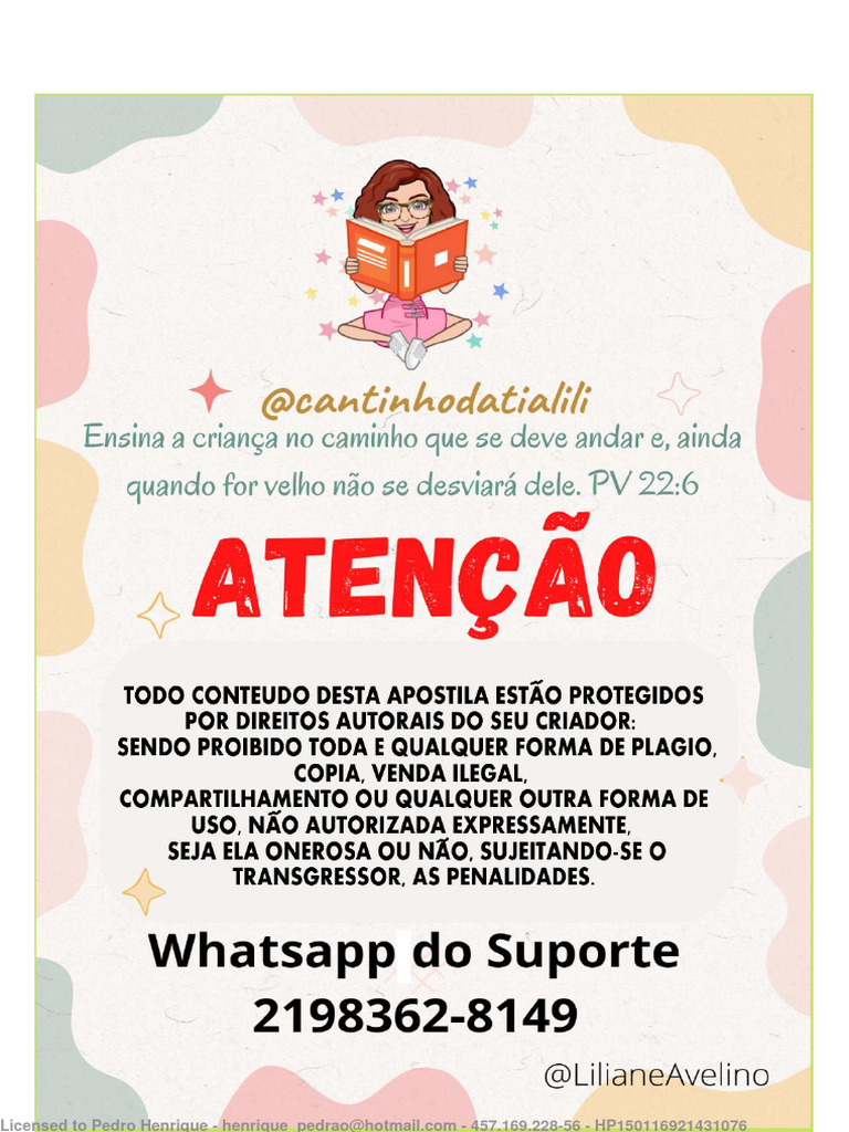 FICHAS+PLANO+DA+SALVA%C3%87%C3%83O | PDF