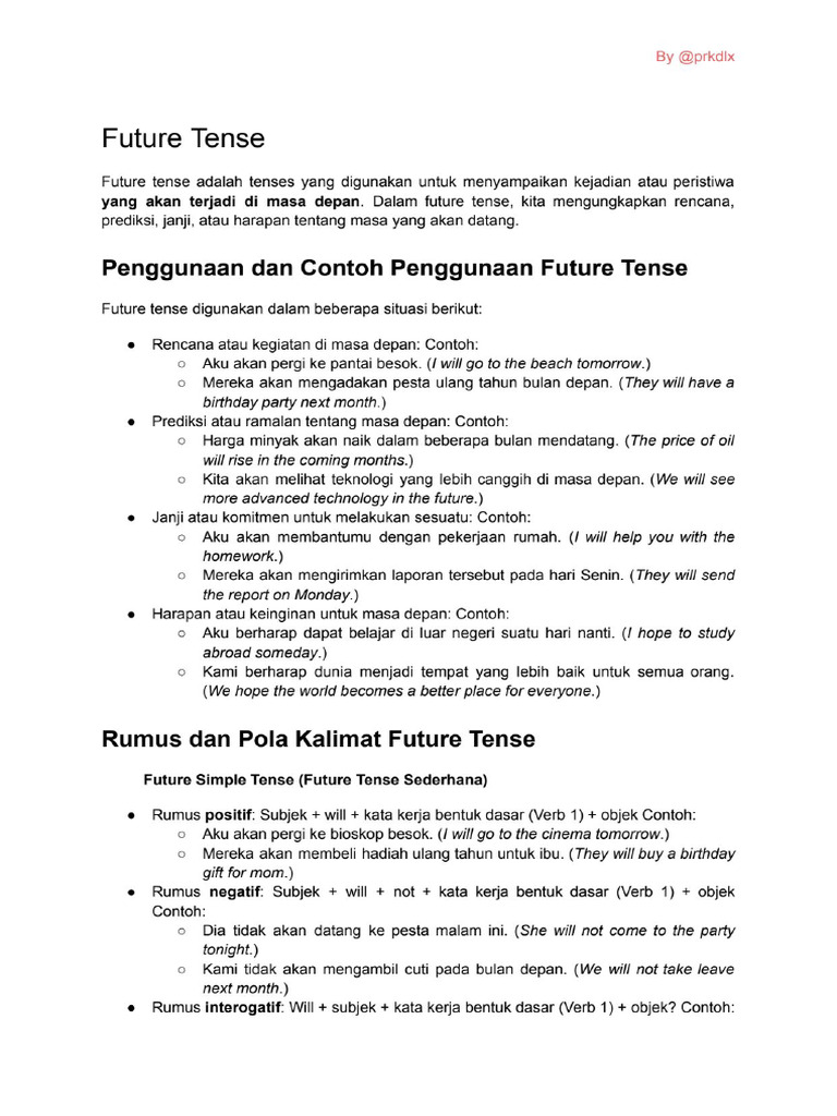 03 - Future Tense | PDF