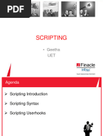 Finacle Userhooks and Scripting Guide | PDF | Sql | Databases