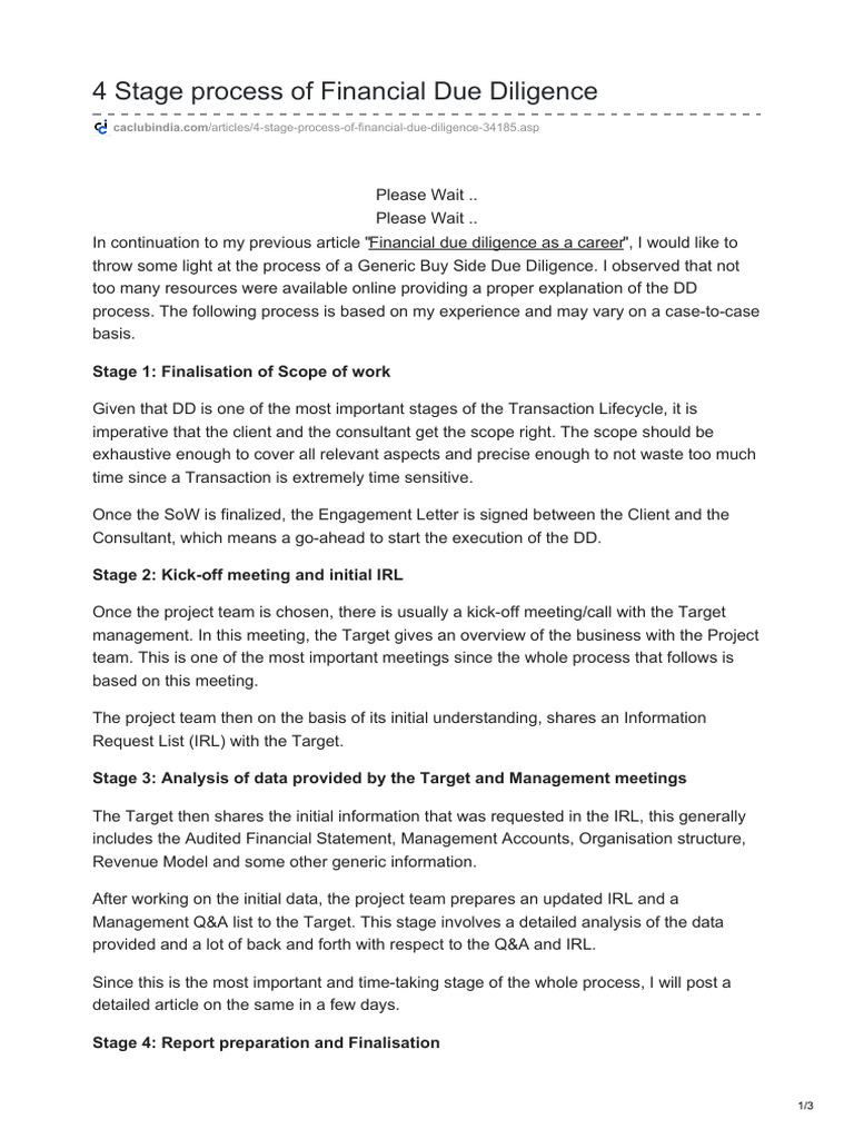 4 Stage Process Of Stress