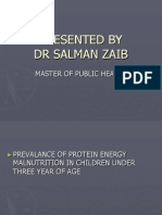 Presented by DR Salman Zaib: Master of Public Health