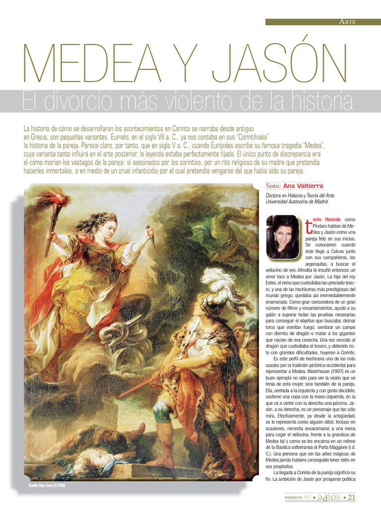 Medea: Venganza y Tragedia en Corinto | PDF | Jason
