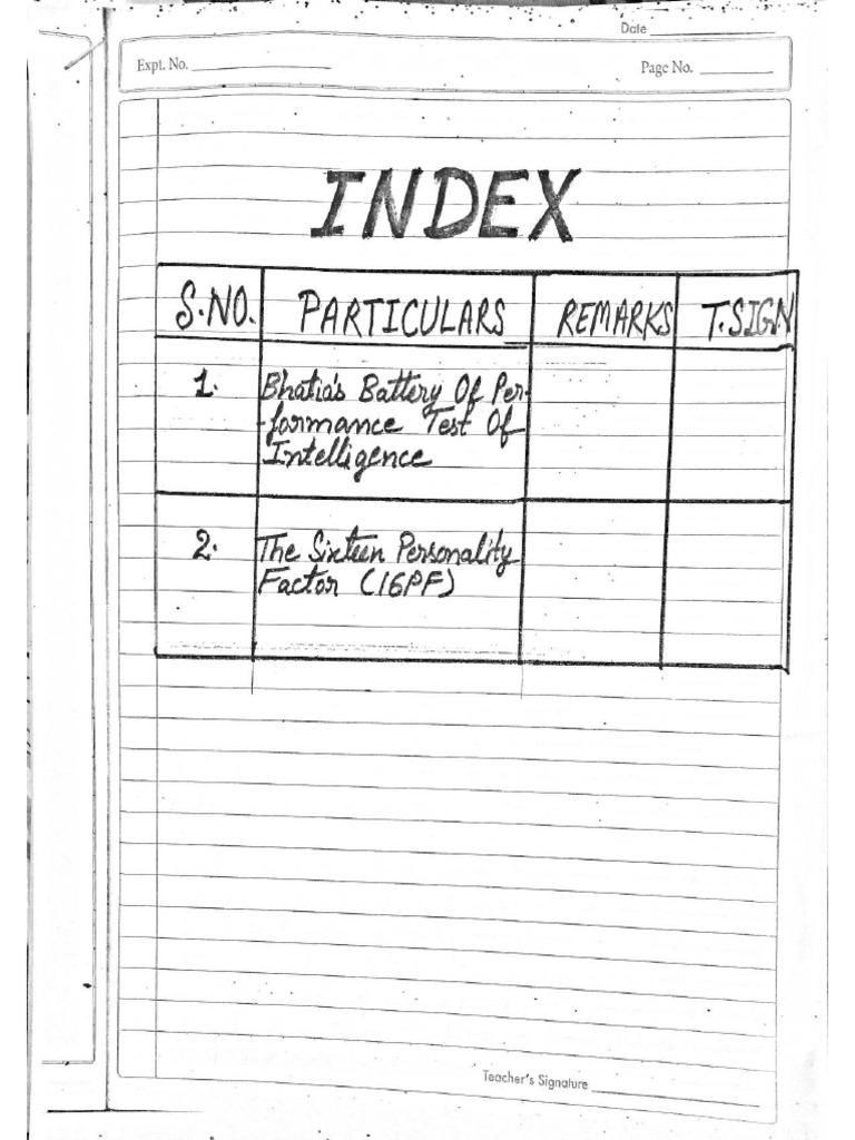 GT9G8c Bhatias Battery of Performance Test of Intelligence BPCC 103 | PDF