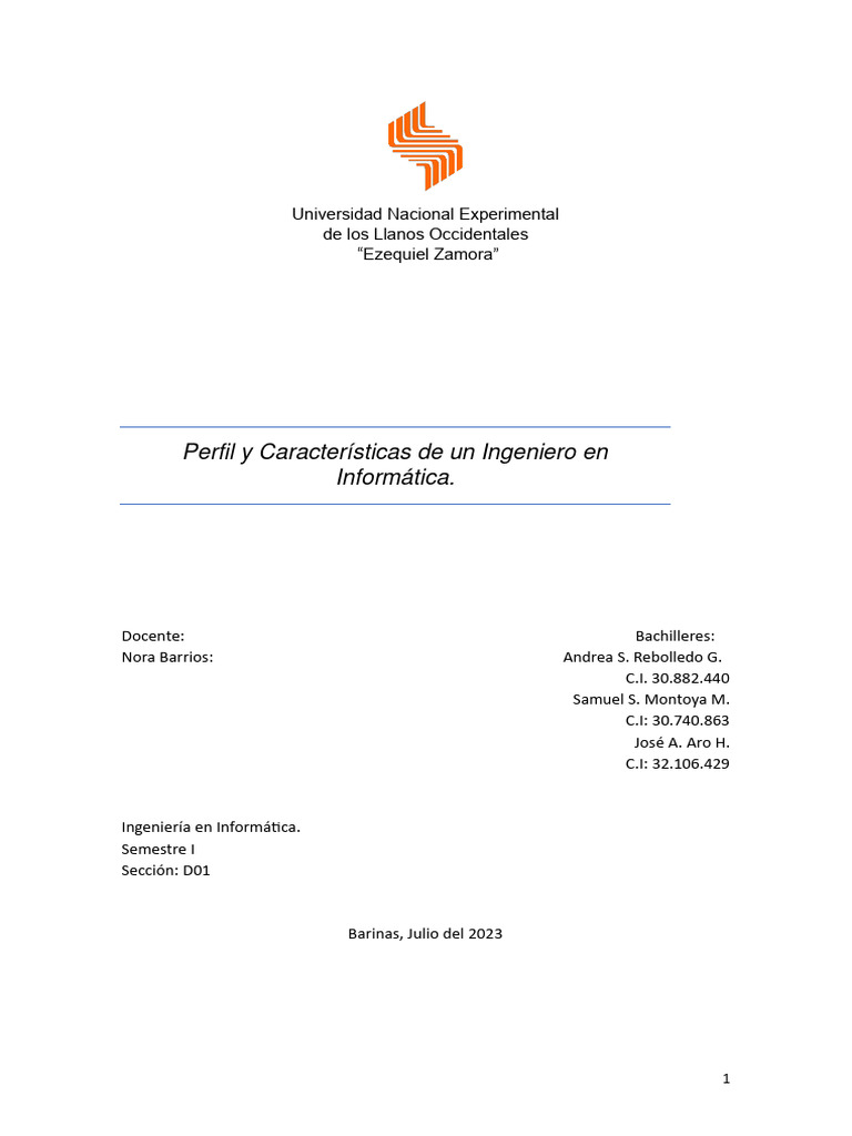 Perfil Del Informático. MOD IV | PDF | Informática | Ciencias de la ...