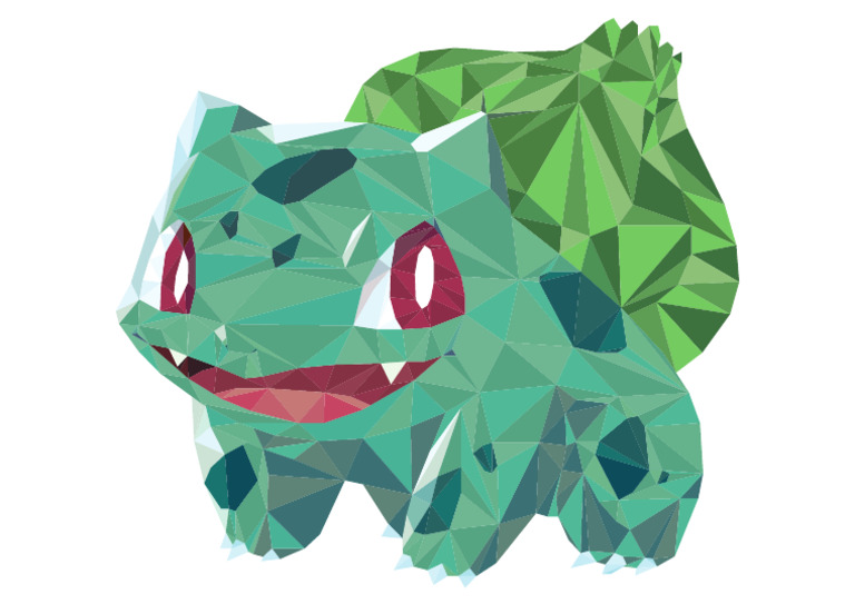#001 Bulbasaur Poly - Ai | PDF