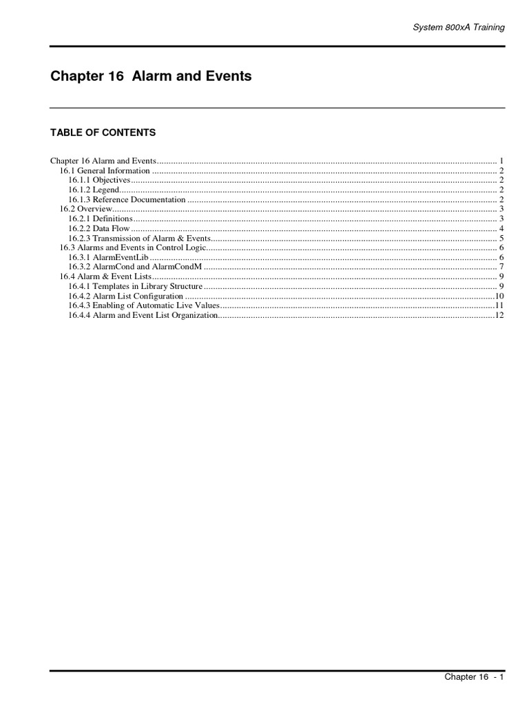 800xA Alarm and Event Training Guide | PDF | Server (Computing ...