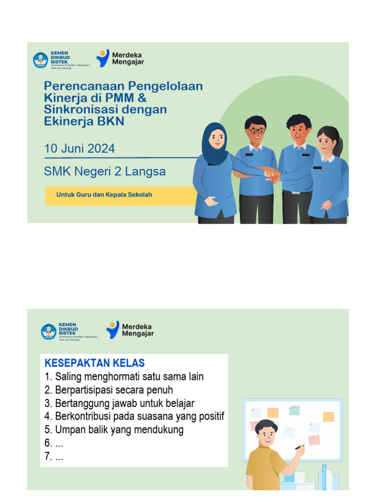 Panduan PMM Dan Sinkronisasi E-Kinerja PMM Ke E-Kinerja BKN | PDF